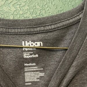 Urban Pipeline Charcoal Tee